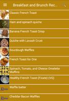 Breakfast and Brunch Recipes captura de pantalla 1