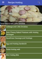 Recipe Hotdog poster
