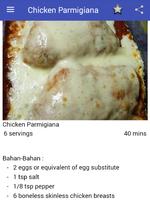 برنامه‌نما Recipes Chicken Parmigiana عکس از صفحه