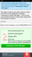 Video Downloader for IGTV capture d'écran 1
