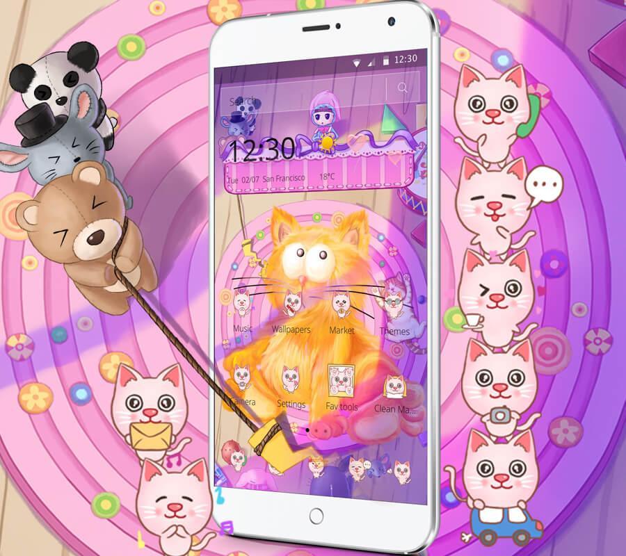 Android 用の 子猫のアニメの壁紙 Apk をダウンロード