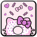 Cute Kitty Donut Theme APK