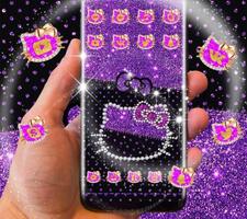 Purple Black Kitty captura de pantalla 2