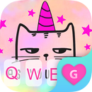 Kitty Unicorn Clavier Thème po APK