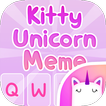 Kitty Unicorn Meme Clavier Thè