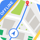 Offline Maps & Navigation : GPS Route Finder simgesi