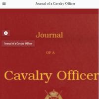 Poster Journal of a Cavalry Officer