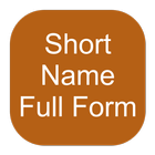 Short name full form icône