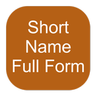 Short name full form icono