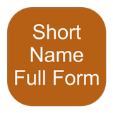 Short name full form icône
