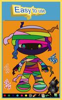 Kolorowanki Halloween plakat