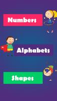 Learn Alphabets,Numbers& Shape الملصق