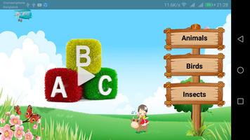 ABC Animals, Birds & Insects plakat