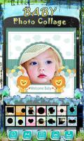 Baby Photo Frame Collage Affiche