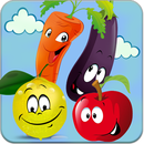 Fruits et légumes, jeu pour enfants, monde d'utile APK