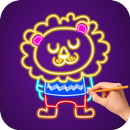 Glow Draw - Kids Coloring Book APK
