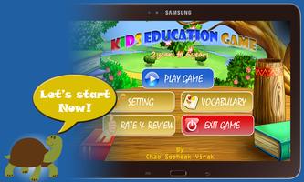 Poster Kids Educational Game