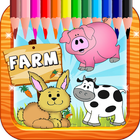 Coloring Farm for kids biểu tượng