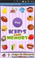 Kids Memory Educational Game Affiche