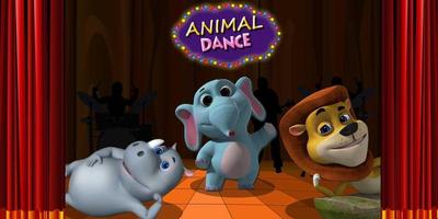 Funny Animal Dance For Kids - Offline Fun पोस्टर