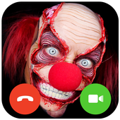 Video Call Scary Killer Clown icon