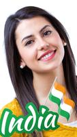 Indian Flag Face Maker - Flag Face Photo Frame screenshot 1