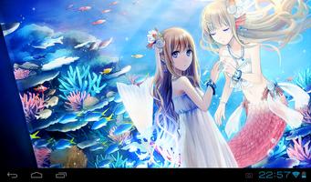 Mermaid HD Live Wallpaper ภาพหน้าจอ 3