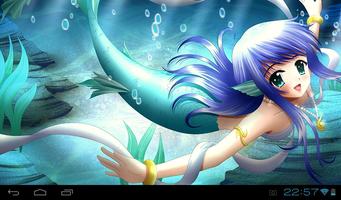 Mermaid HD Live Wallpaper скриншот 2