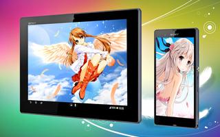 New Anime Girl Live Wallpaper स्क्रीनशॉट 2