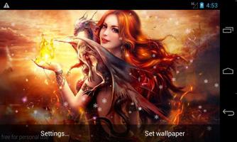 Fantasy Girls LiveWallpaper Cartaz