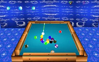 Pool Billiards 3D-poster