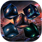 3D Galaxy Cube Live Wallpaper icon