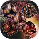 3D Firework Cube Wallpaper biểu tượng