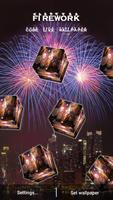 3D Firework Cube Wallpaper ảnh chụp màn hình 2