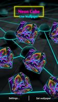 Neon cube live wallpaper ảnh chụp màn hình 2