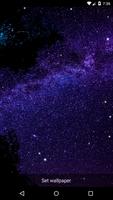 Night Stars Sky Live Wallpaper ภาพหน้าจอ 3