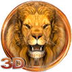 Thème 3D lion d&#39;or