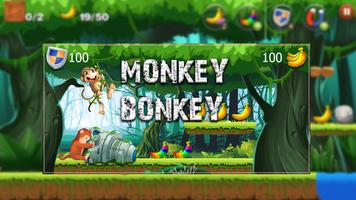 jungle 2 banana monkey running 截图 2