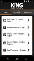 King Aminpour Accident Help App capture d'écran 1