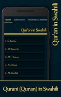 Qurani Quran Tukufu in Swahili Affiche