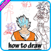 how to draw super saiyan god APK