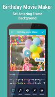 Birthday Movie Maker تصوير الشاشة 3