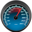 시속 또는 mph의 GPS 속도계