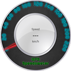 光的GPS車速表：千米/英里 圖標