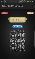 Stopwatch and timer with laps capture d'écran 1