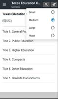 برنامه‌نما Texas Education Code عکس از صفحه