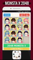 2048 Monsta X KPop Game ภาพหน้าจอ 1