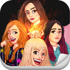 2048 BLACKPINK KPop Cute Game آئیکن