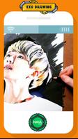 برنامه‌نما EXO Members Colored Pencil Drawing Kpop عکس از صفحه