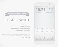 갤럭시 S6 엣지 터치위즈 테마 -COGUL:WHITE poster